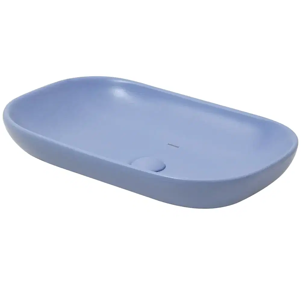 SMANNİ ARKTİK MAVİ 65x41 cm TEZGAH ÜSTÜ LAVABO