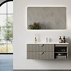 Fym Gloria 120 cm Banyo Dolabı Kül Gri
